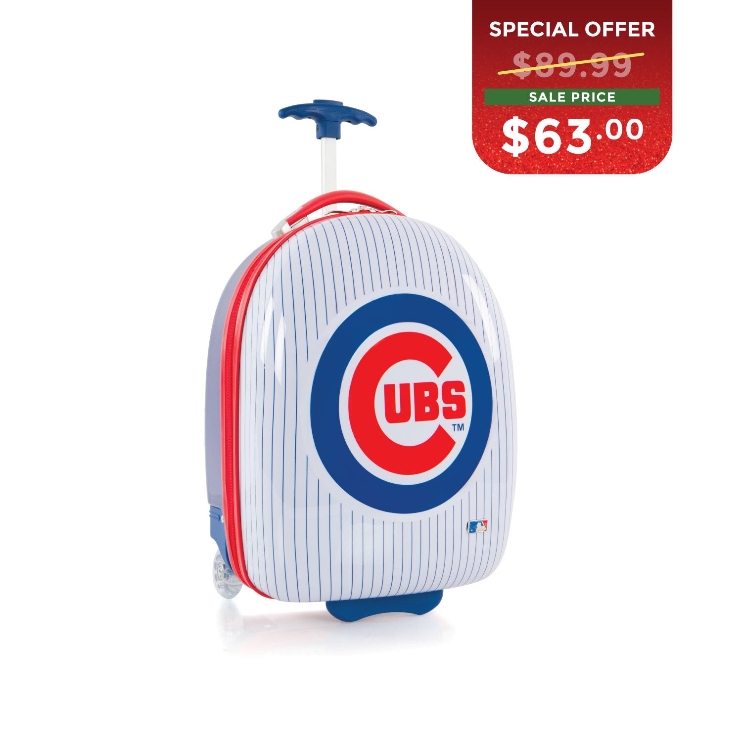 BLACK FRIDAY DOOR CRASHER 2025 - MLB Kids Luggage 18 Inch - Chicago Cubs