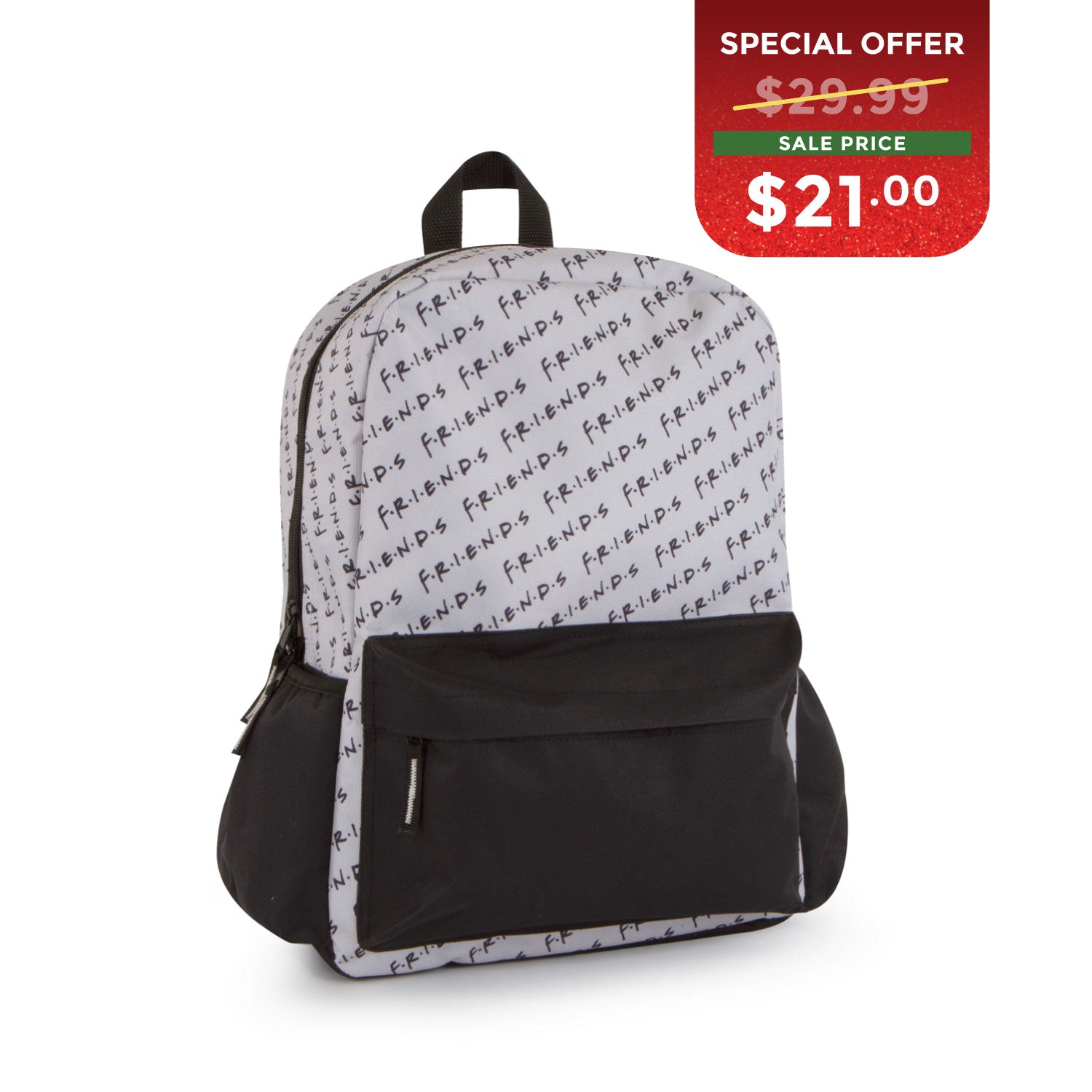 BLACK FRIDAY DOOR CRASHER 2025 - Warner Bros Tween Backpack - Friends (W-TBP-FR03-22BTS)