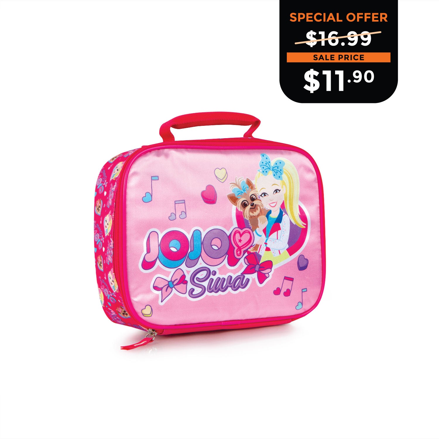 Nickelodeon Lunch Bag-Jo Jo Siwa (NL- SLB-JJ09-21BTS)