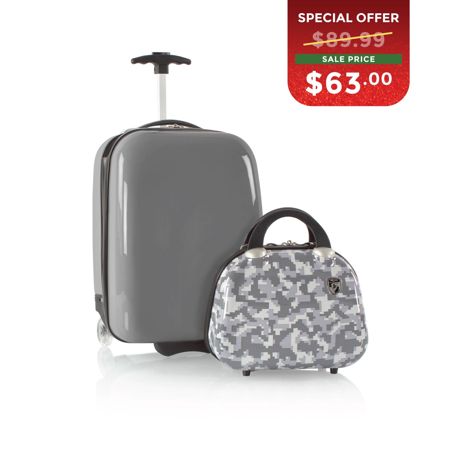 BLACK FRIDAY DOOR CRASHER 2025 - Kids Fashion 2pc Set (HEYS-HSRL-RT-ST-GY02-22AR)