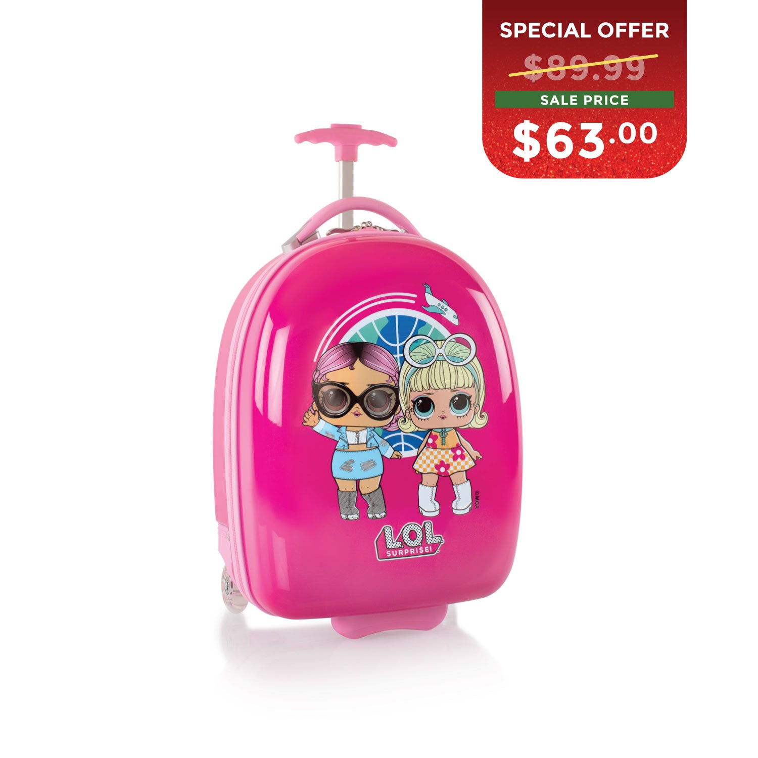 BLACK FRIDAY DOOR CRASHER 2025 - MGA Entertainment Kids Luggage - LOL Surprise (MG-HSRL-RS-LL07-22AR)