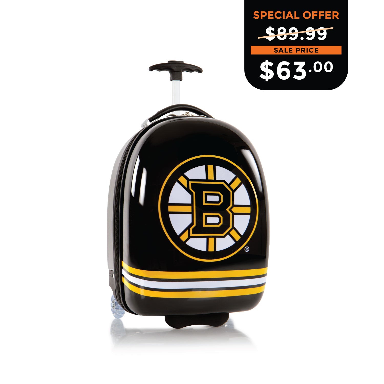 NHL Kids Luggage 18 Inch - Boston Bruins