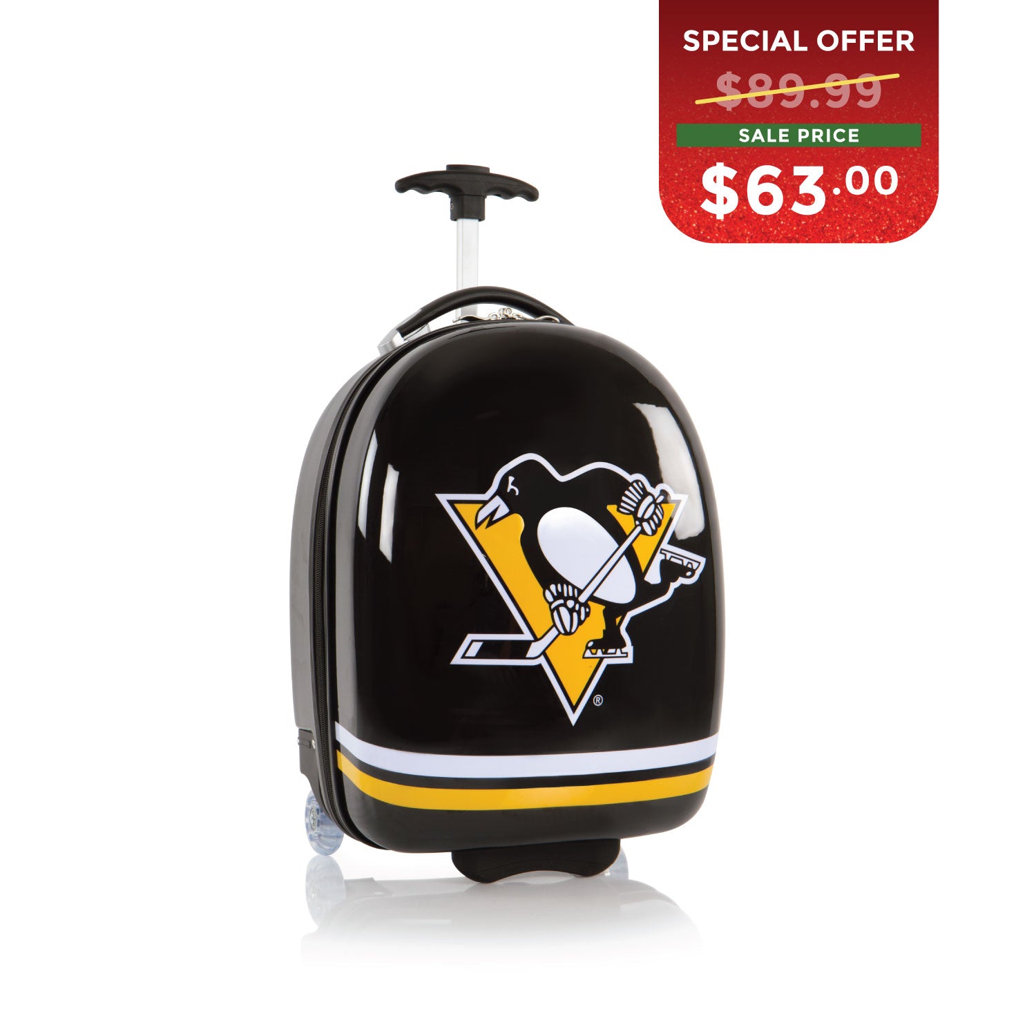 BLACK FRIDAY DOOR CRASHER 2025 - NHL Kids Luggage 18 Inch - Pittsburgh Penguins