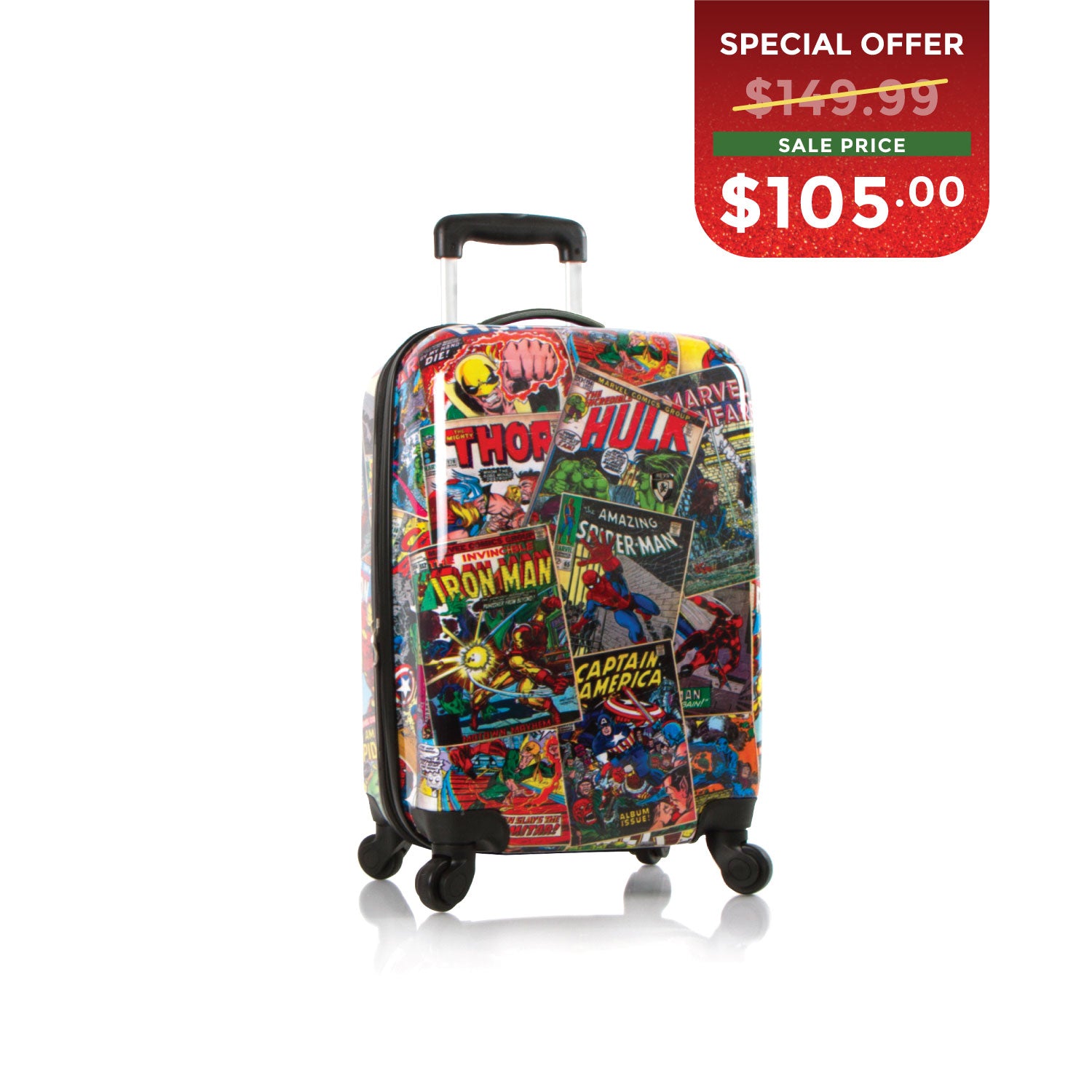 BLACK FRIDAY DOOR CRASHER 2025 - Marvel Young Adult 21 Inch Carry-On Luggage