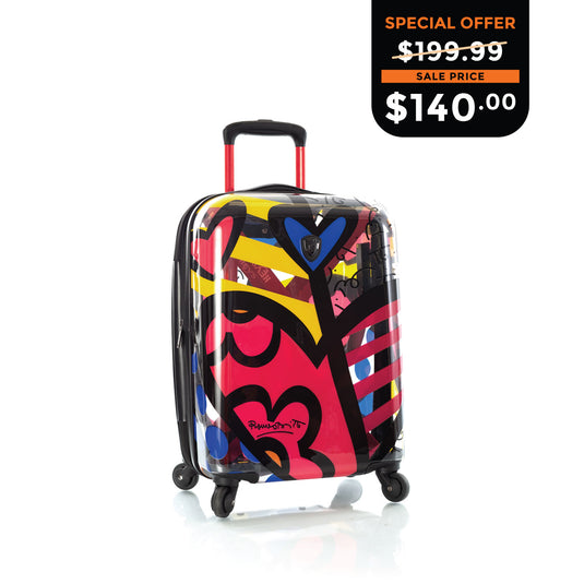 Britto - A New Day Transparent 21" Carry On Luggage