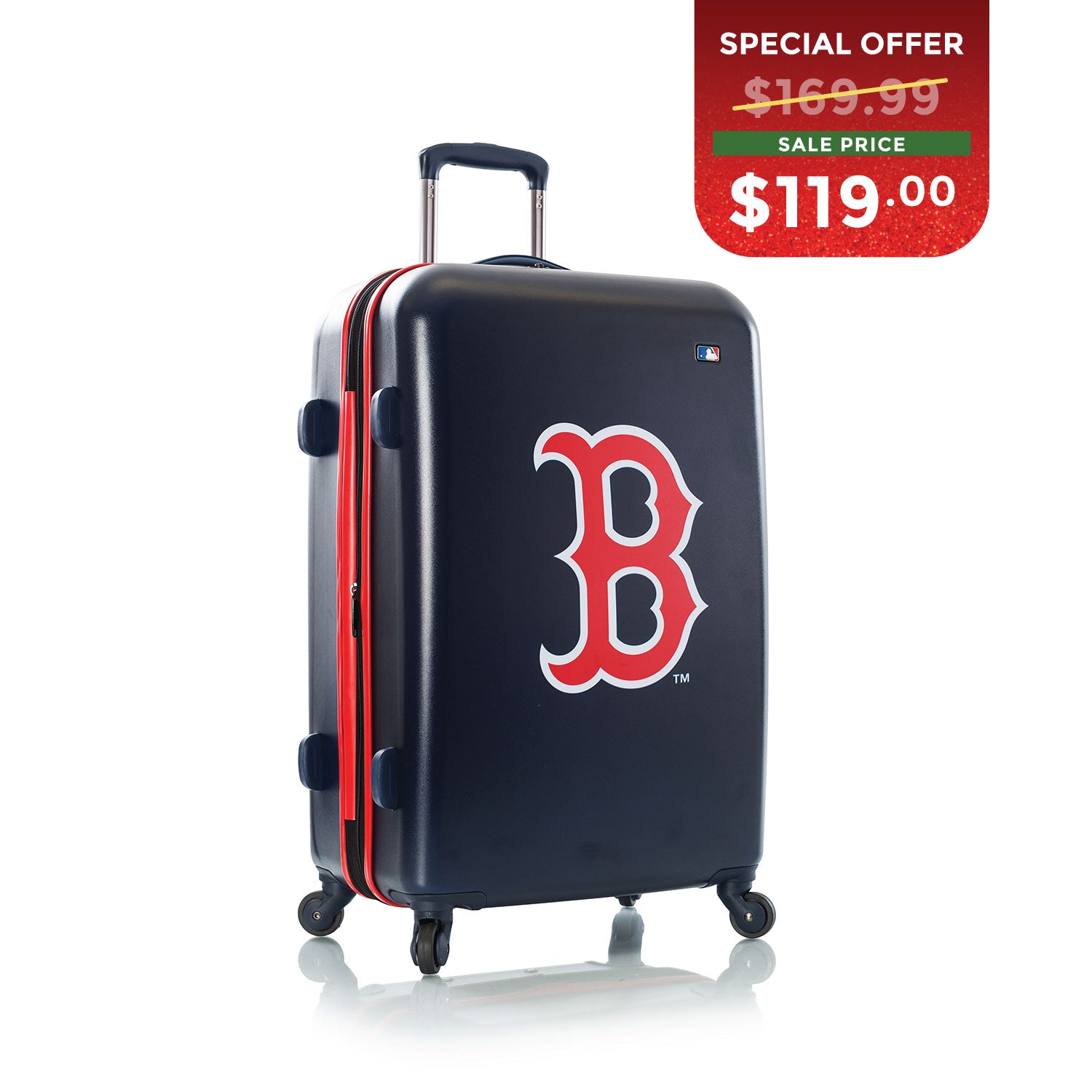 BLACK FRIDAY DOOR CRASHER 2025 - MLB 26 Inch Luggage - Boston Red Sox