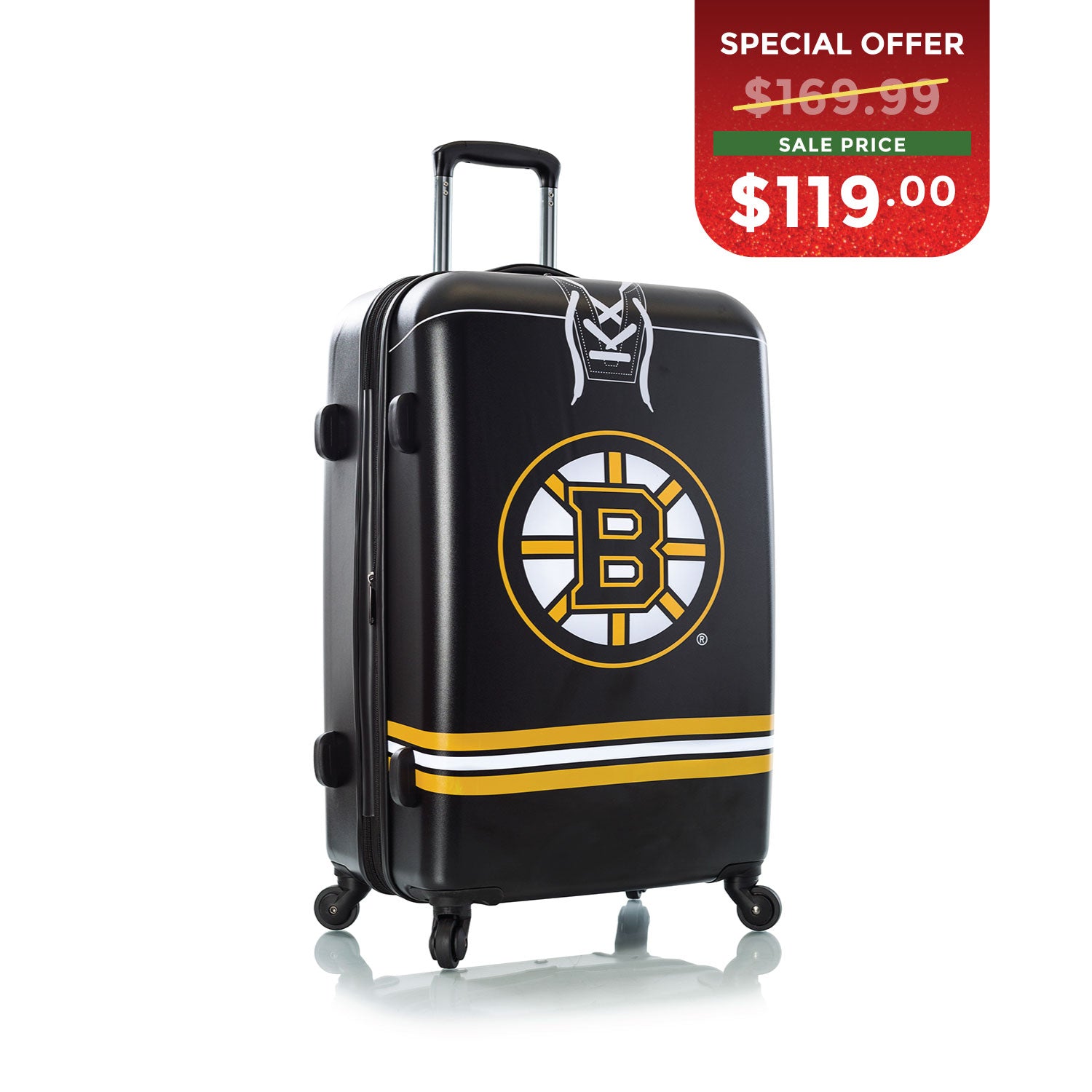 BLACK FRIDAY DOOR CRASHER 2025 - NHL 26 Inch Luggage - Boston Bruins