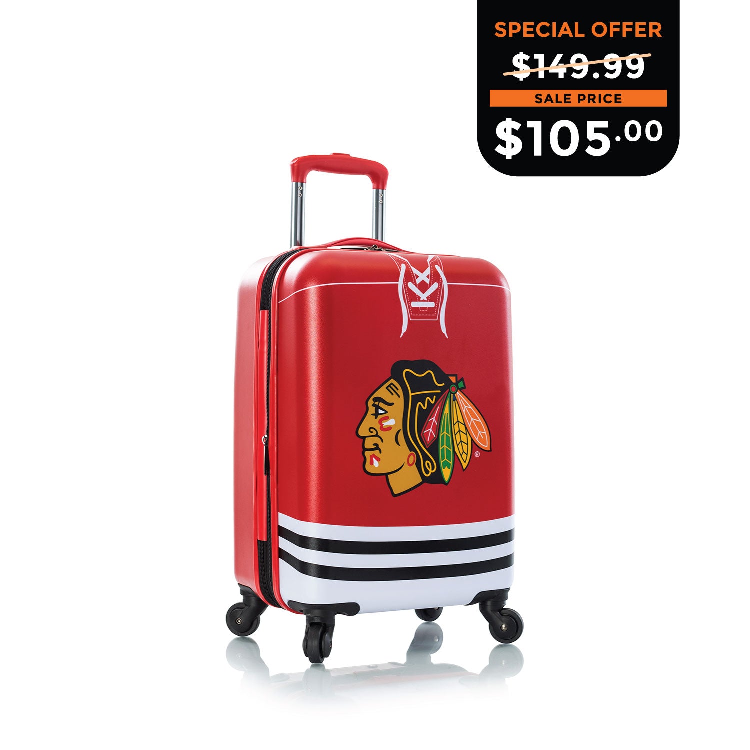 NHL 21 Inch Luggage - Chicago Blackhawks