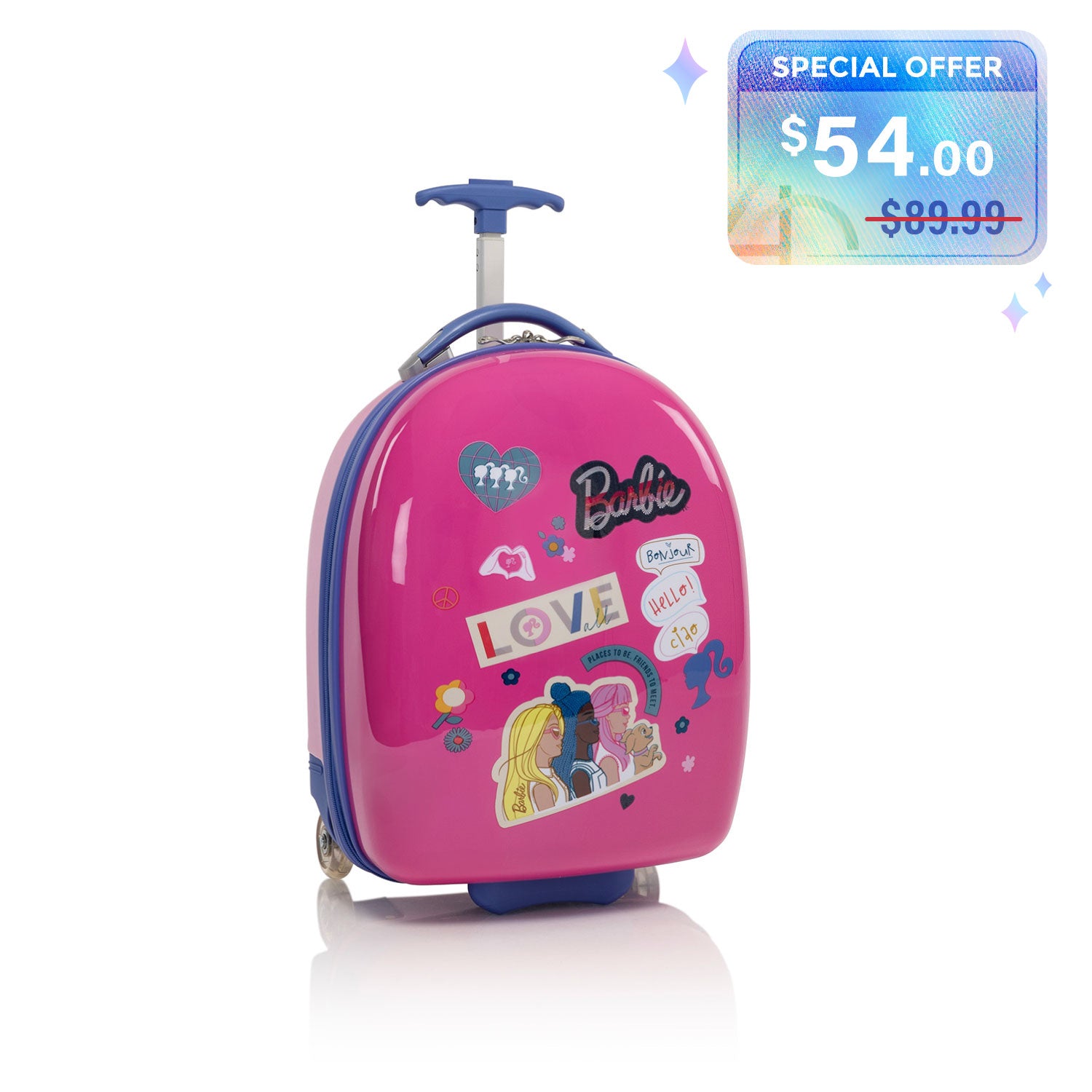 Mattel Kids Luggage - Barbie (MT-HSRL-RS-B03-24AR)