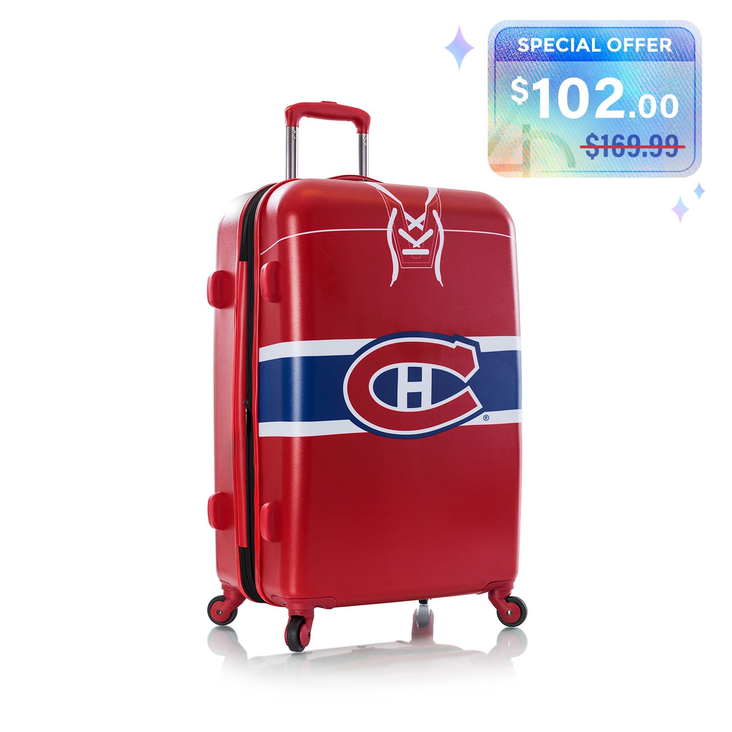 NHL 26 Inch Luggage - Montreal Canadians | Lightweight Luggage
