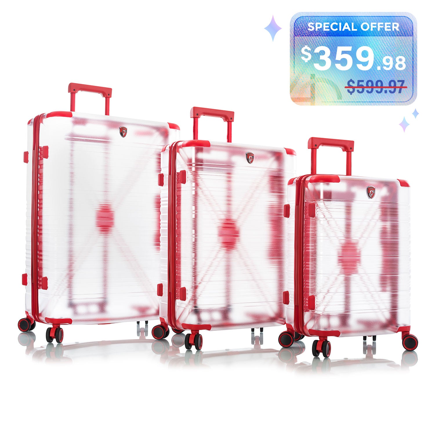 Heys X-Ray 3 Piece Luggage Set