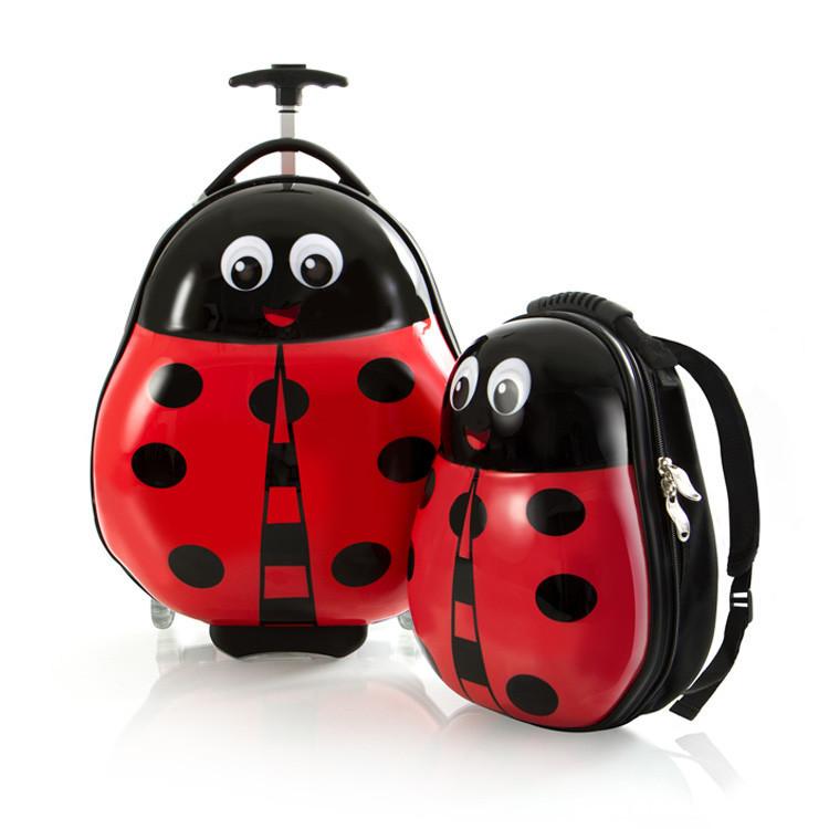 Travel Tots Coccinelle - Ensemble de bagages et de sac à dos pour enfants