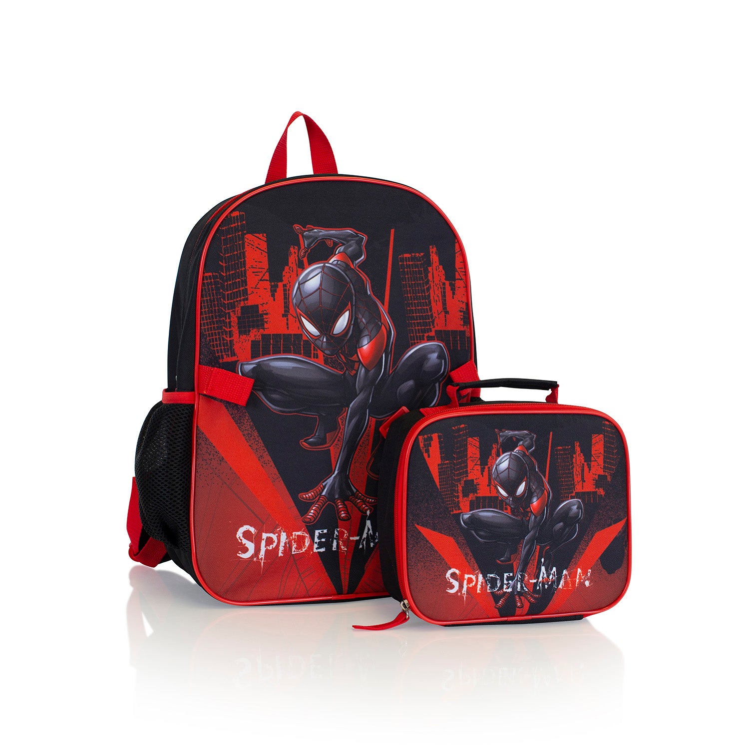 Marvel Spiderman Backpack & Lunch Bag Set
