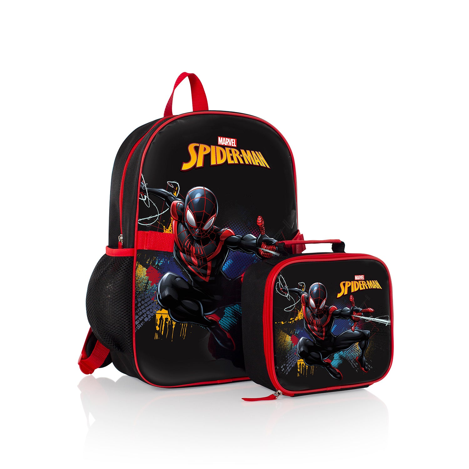 Marvel Spiderman Backpack & Lunch Bag Set