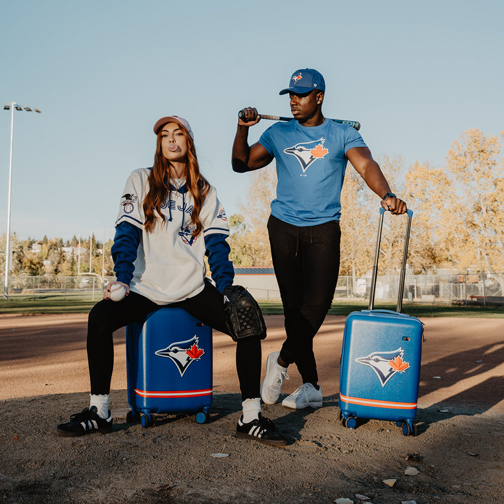 MLB 21 Inch Luggage - Toronto Blue Jays | Limited-Edition Champions Title Engraving