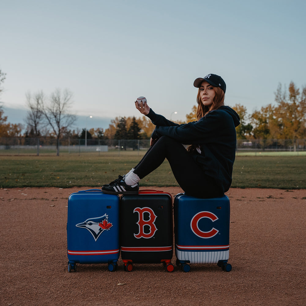 MLB 21 Inch Luggage - Toronto Blue Jays | Limited-Edition Champions Title Engraving