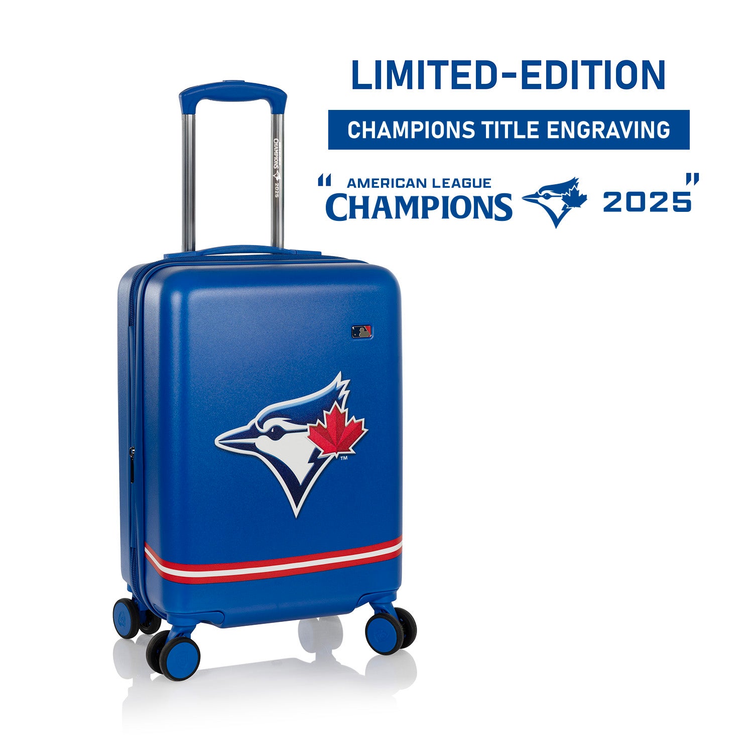 MLB 21 Inch Luggage - Toronto Blue Jays | Limited-Edition Champions Title Engraving