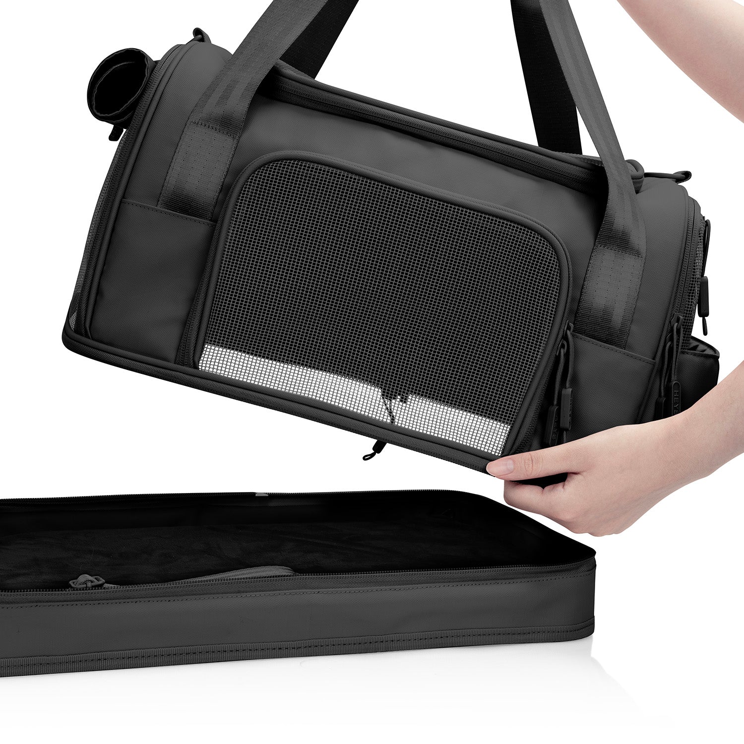 Pawsenger Pet Carrier - Black | Airline Approved - (PRE-ORDER SHIPPING MID AUGUST)