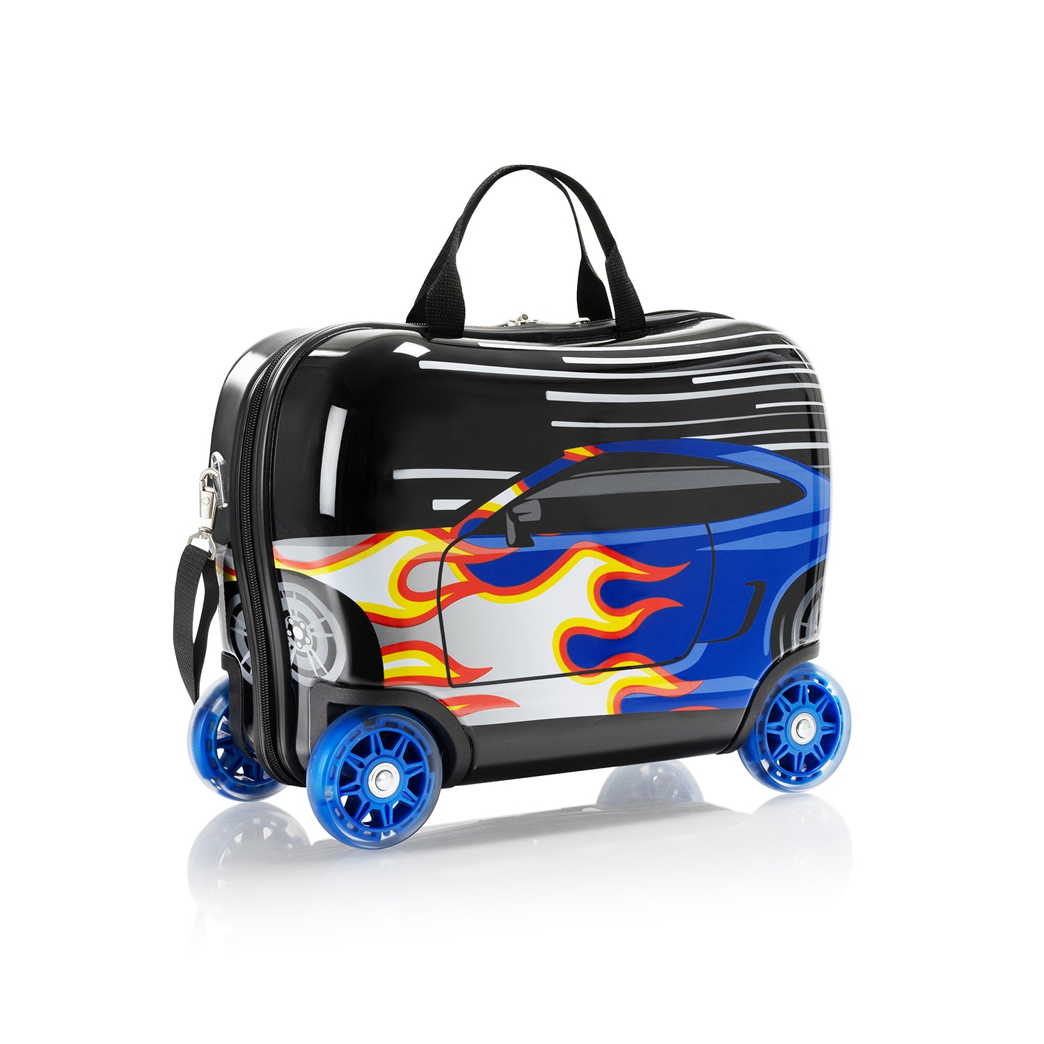 Race Car Ride-on Luggage | Light up Wheels | Kids Luggage | Kids Carry-on Luggage
