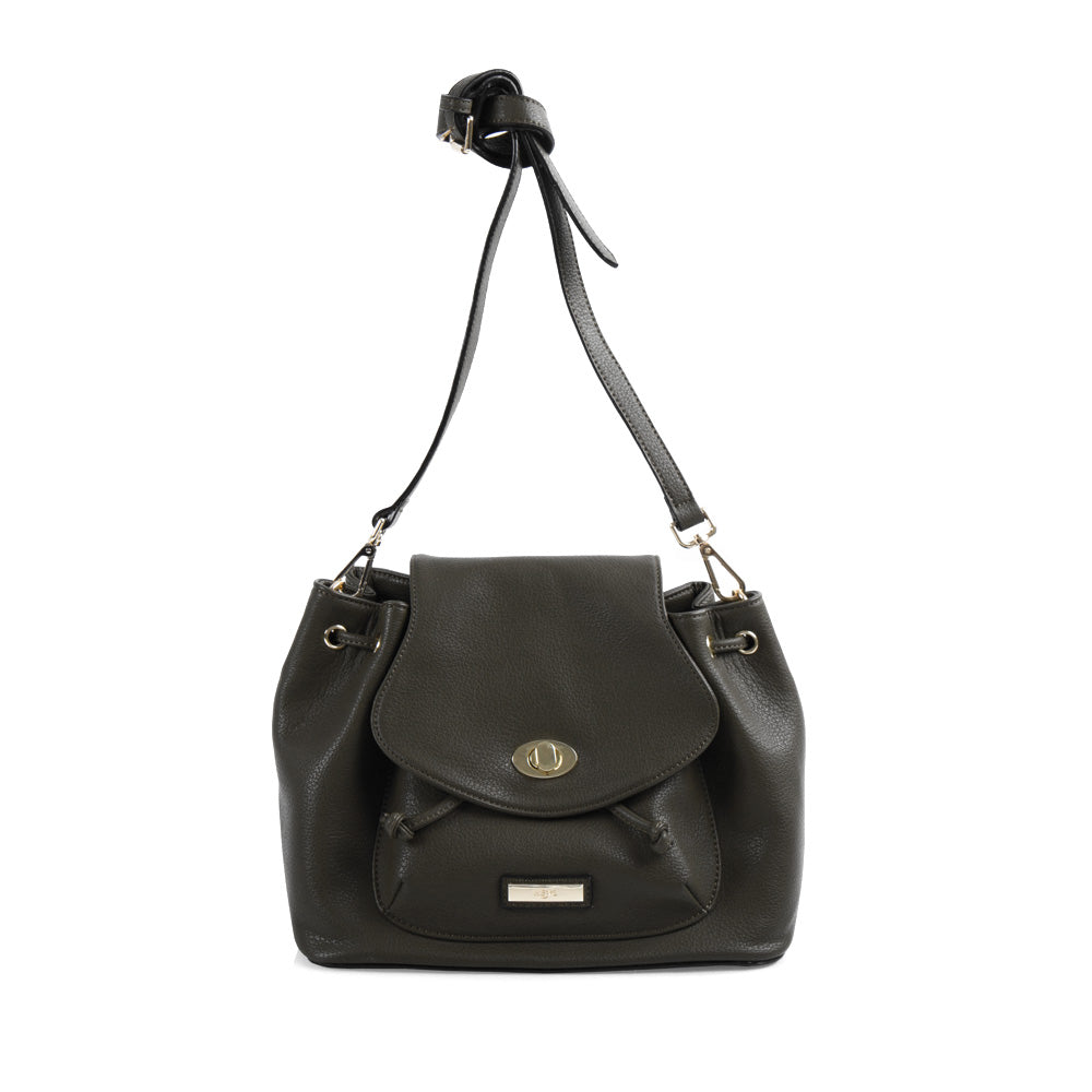 La Mode Drawstring with Turn Lock - Black