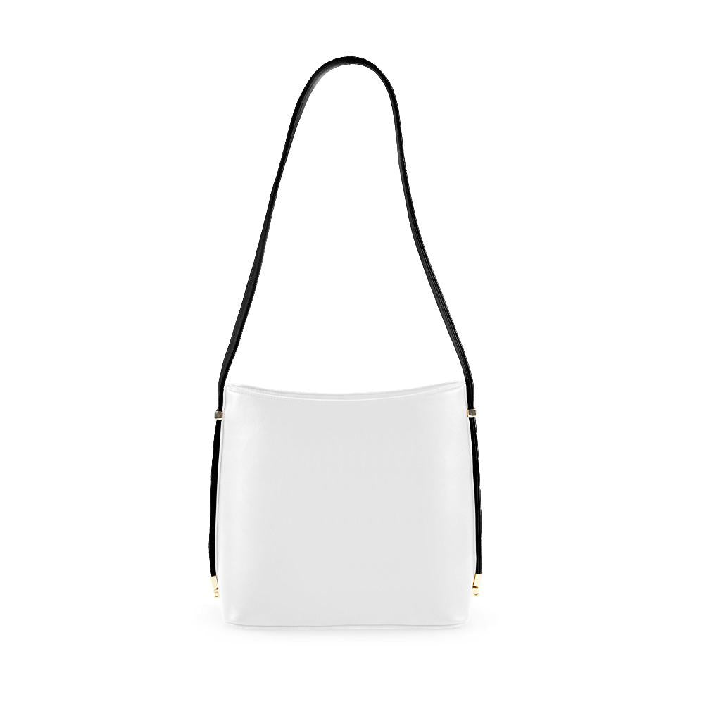 True Blue Colour Block Shoulder Bag - Black/White