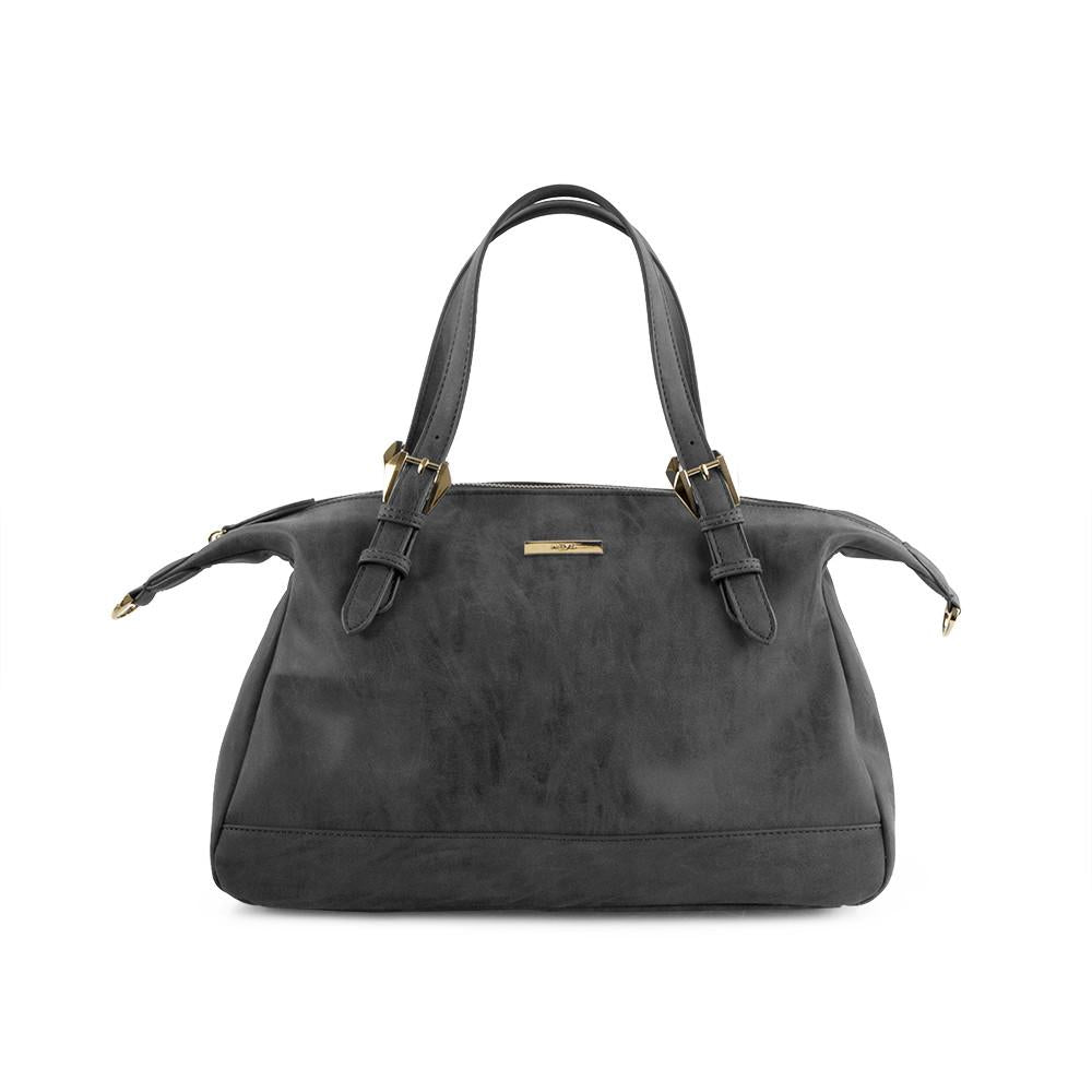 True Blue Soft Satchel - Black