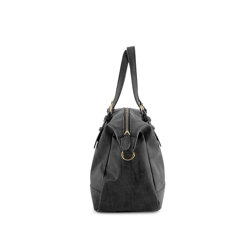 True Blue Soft Satchel - Black