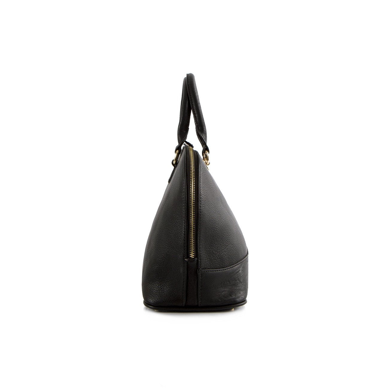 La Mode Dome Satchel - Black