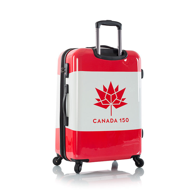 Canada 150 26" Fashion Spinner Luggage Back View