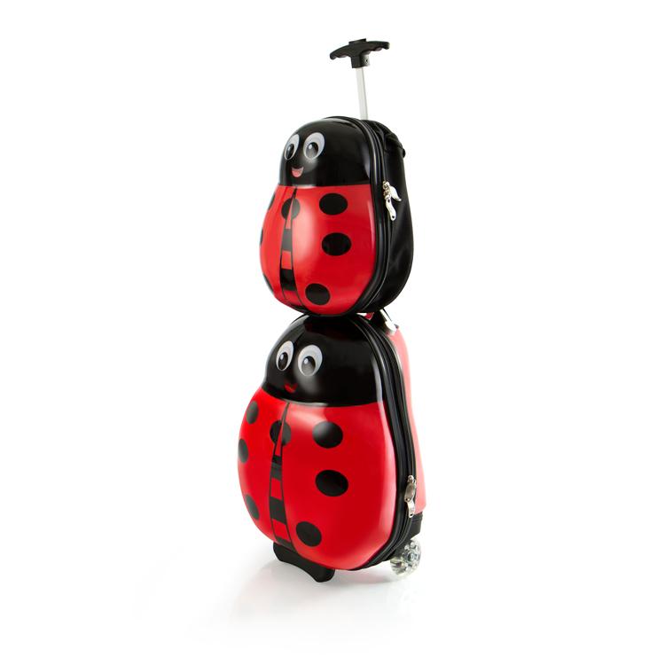 Travel Tots Coccinelle - Ensemble de bagages et de sac à dos pour enfants