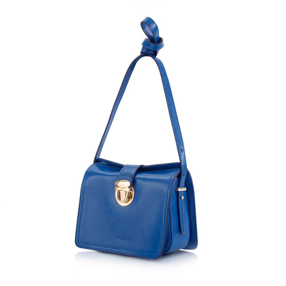 Maui Bay Crossbody w. Tab Lock Closure - Victoria Blue