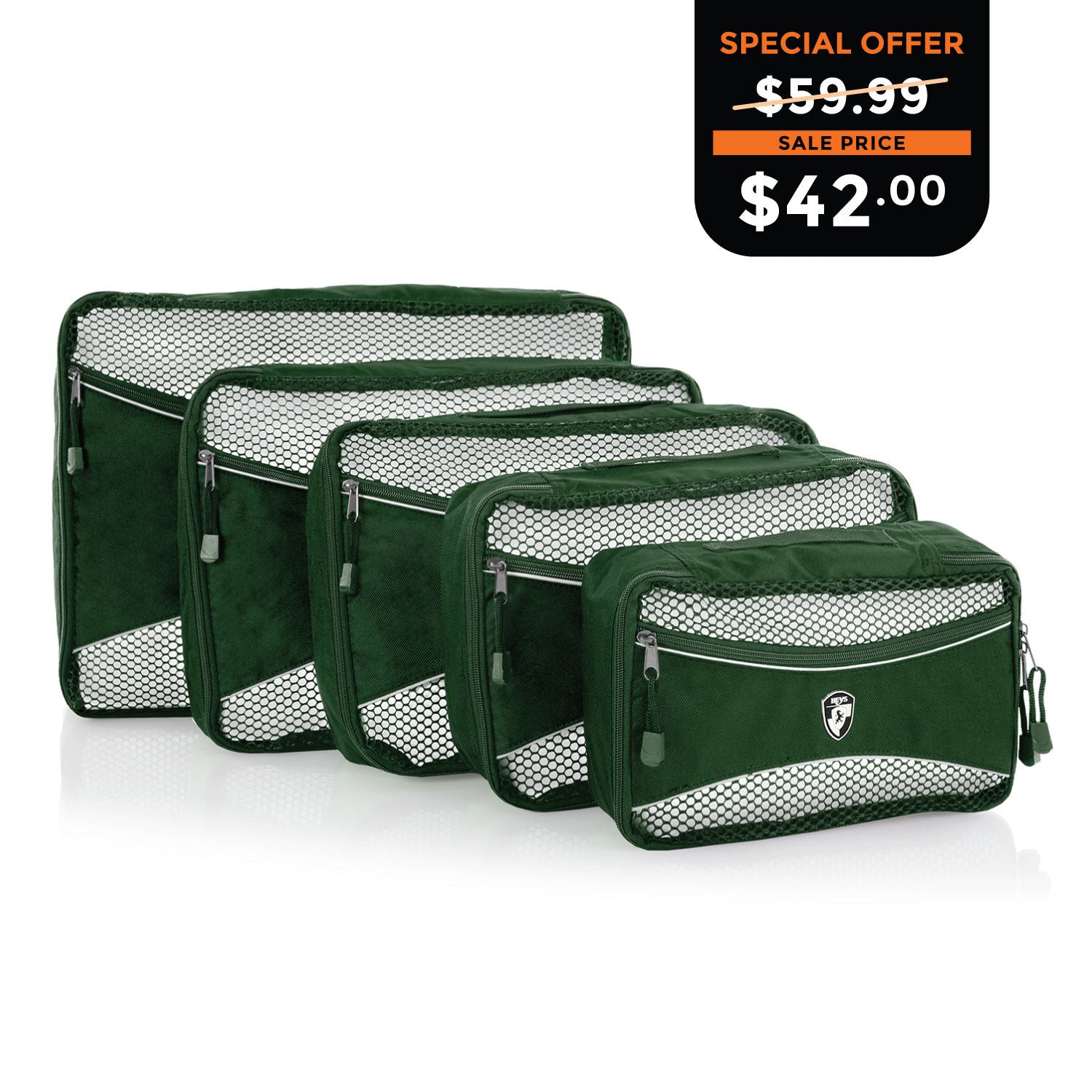 Ecotex Packing Cube 5 Piece Set™ II *NEW*