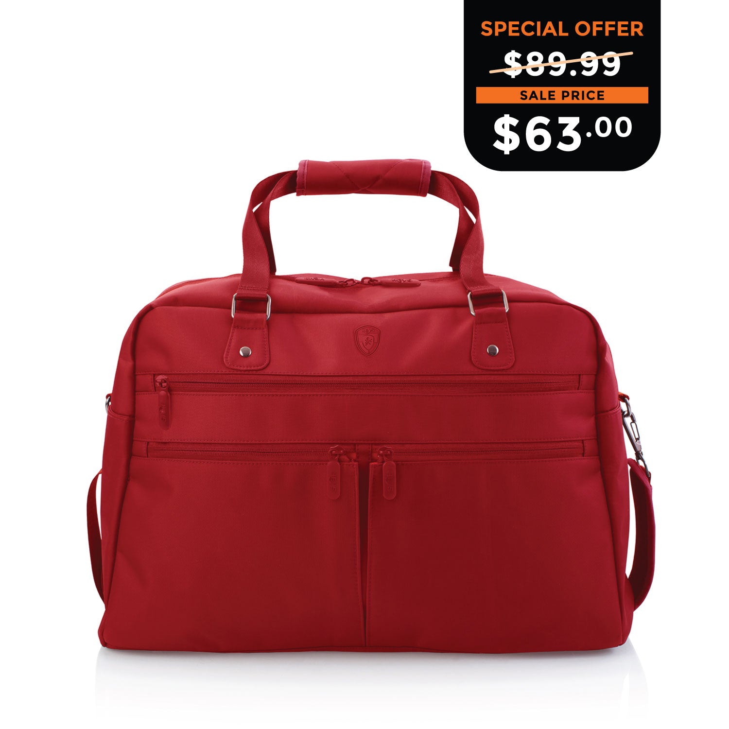 HEYS HiLite RFID Multi-Zip Boarding Duffel