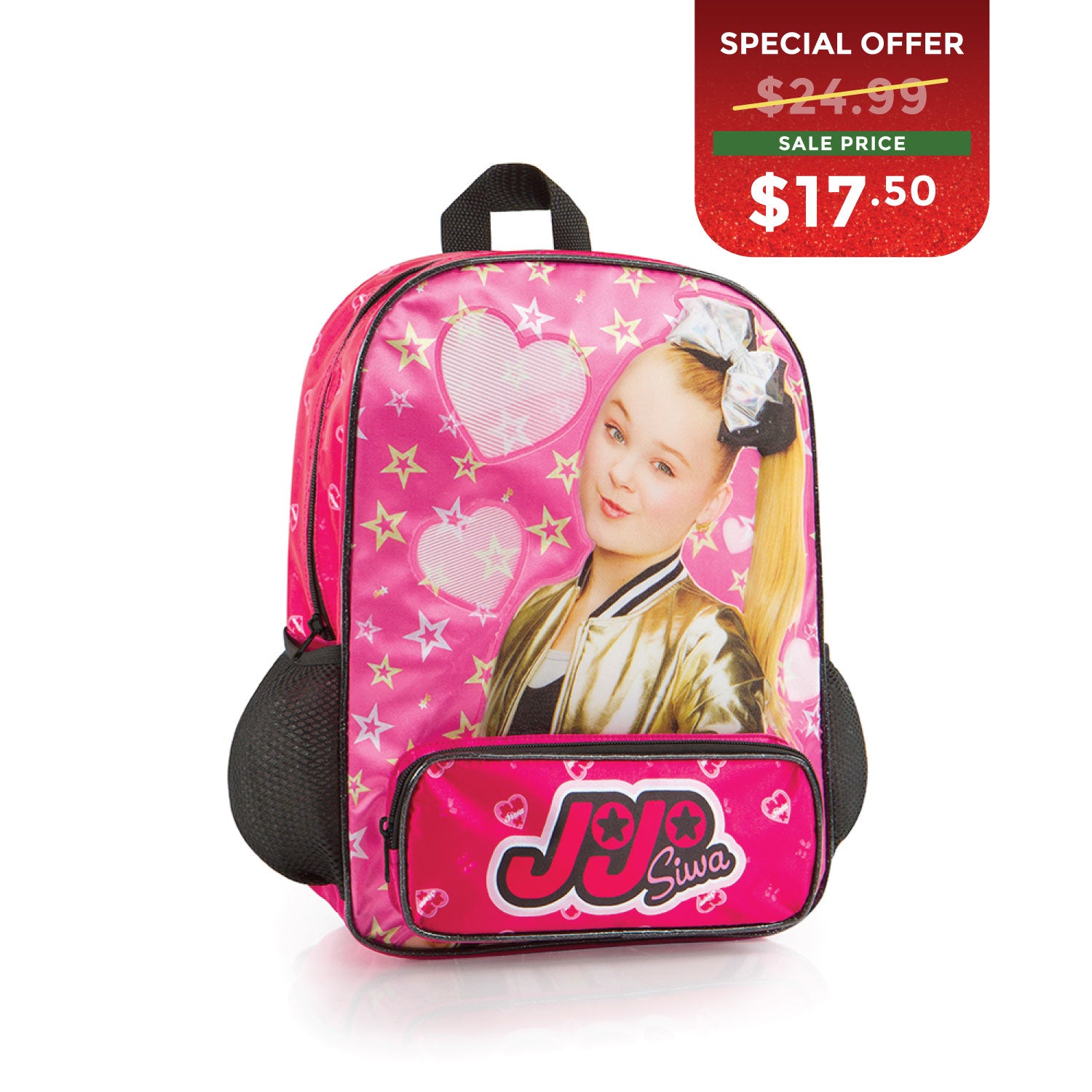 BLACK FRIDAY DOOR CRASHER 2025 - Nickelodeon Backpack-Jojo Siwa (NL-CBP-JJ05-18BTS)