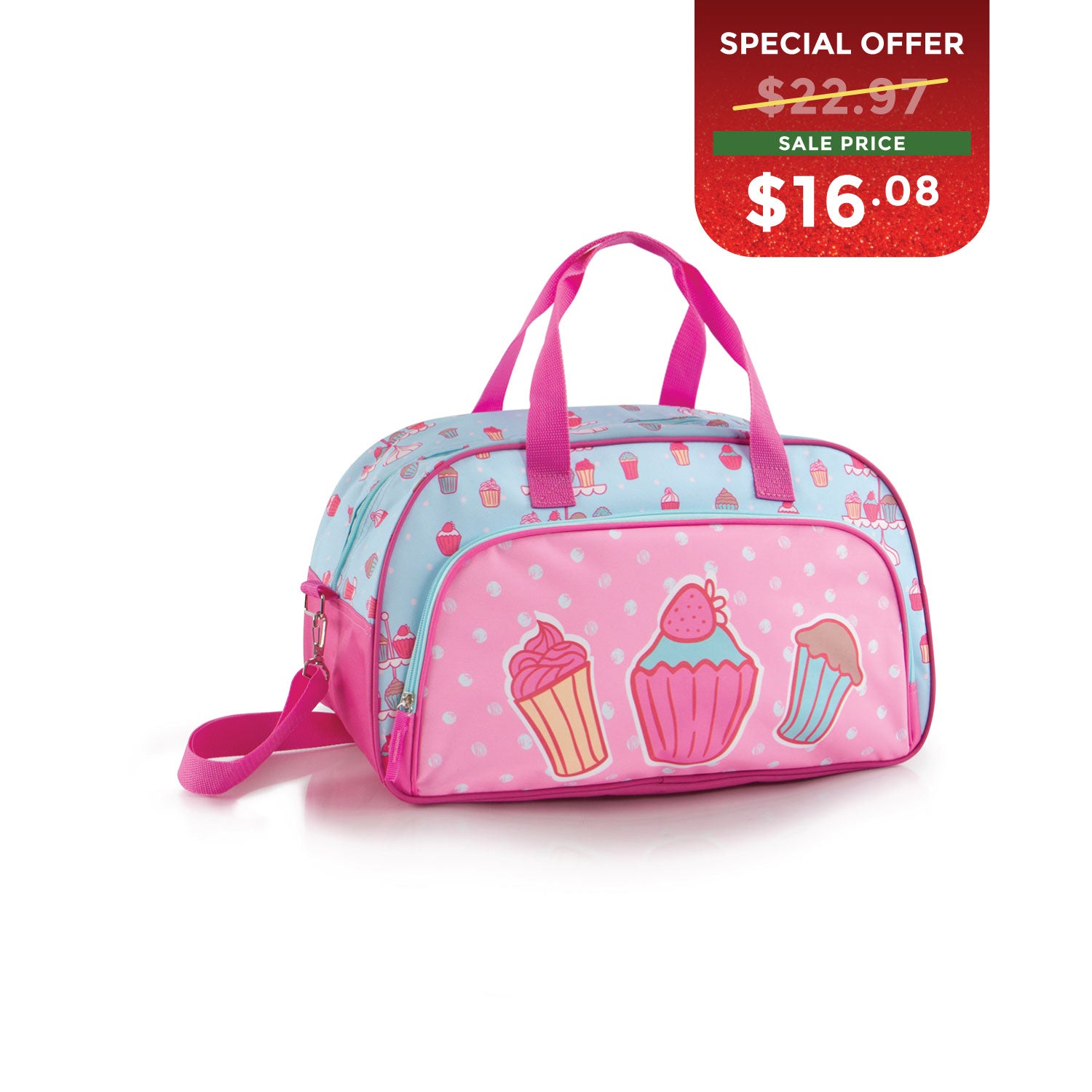 BLACK FRIDAY DOOR CRASHER 2025 - Kids Duffel Bag - Cupcake (HEYS-DFB-08-18AR)