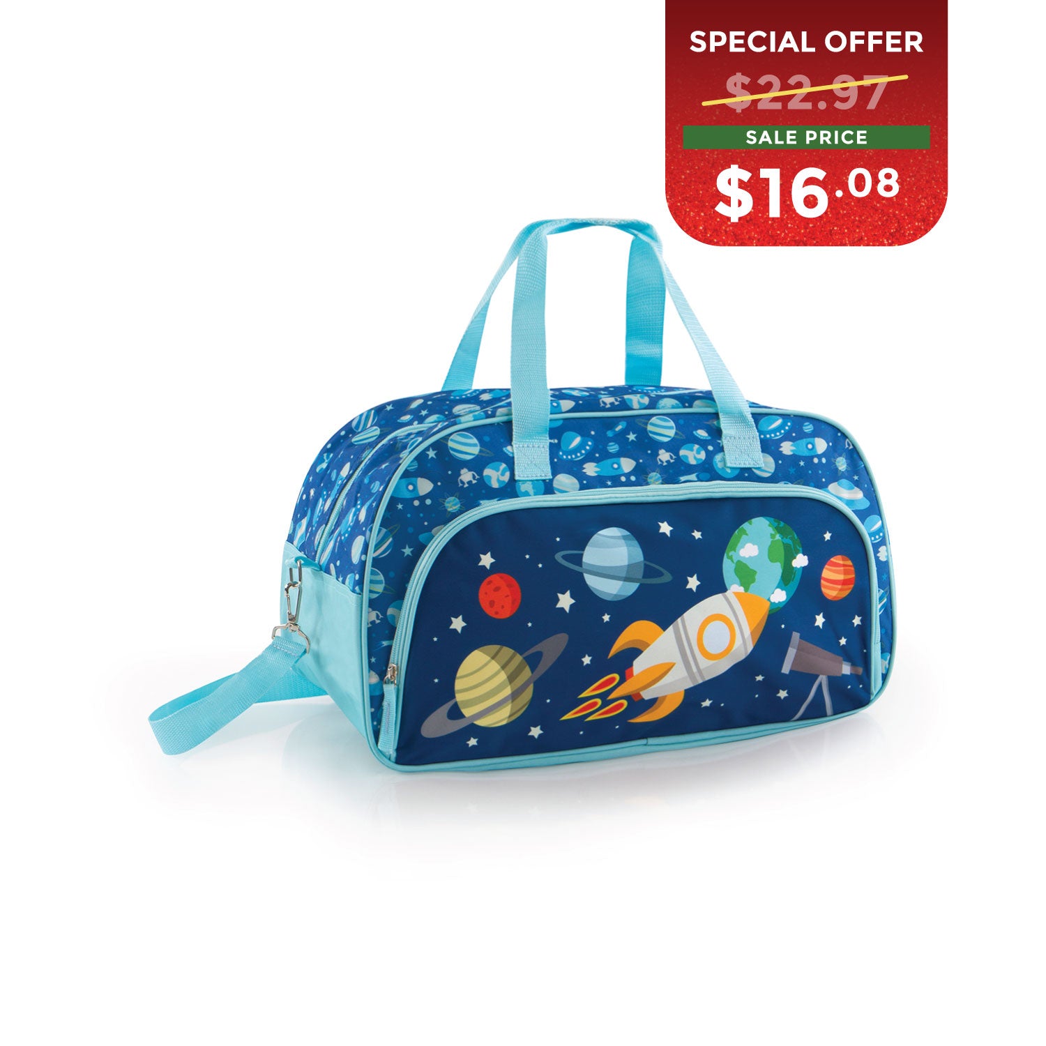 BLACK FRIDAY DOOR CRASHER 2025 - Kids Duffel Bag - Outer Space (HEYS-DFB-03-18AR)