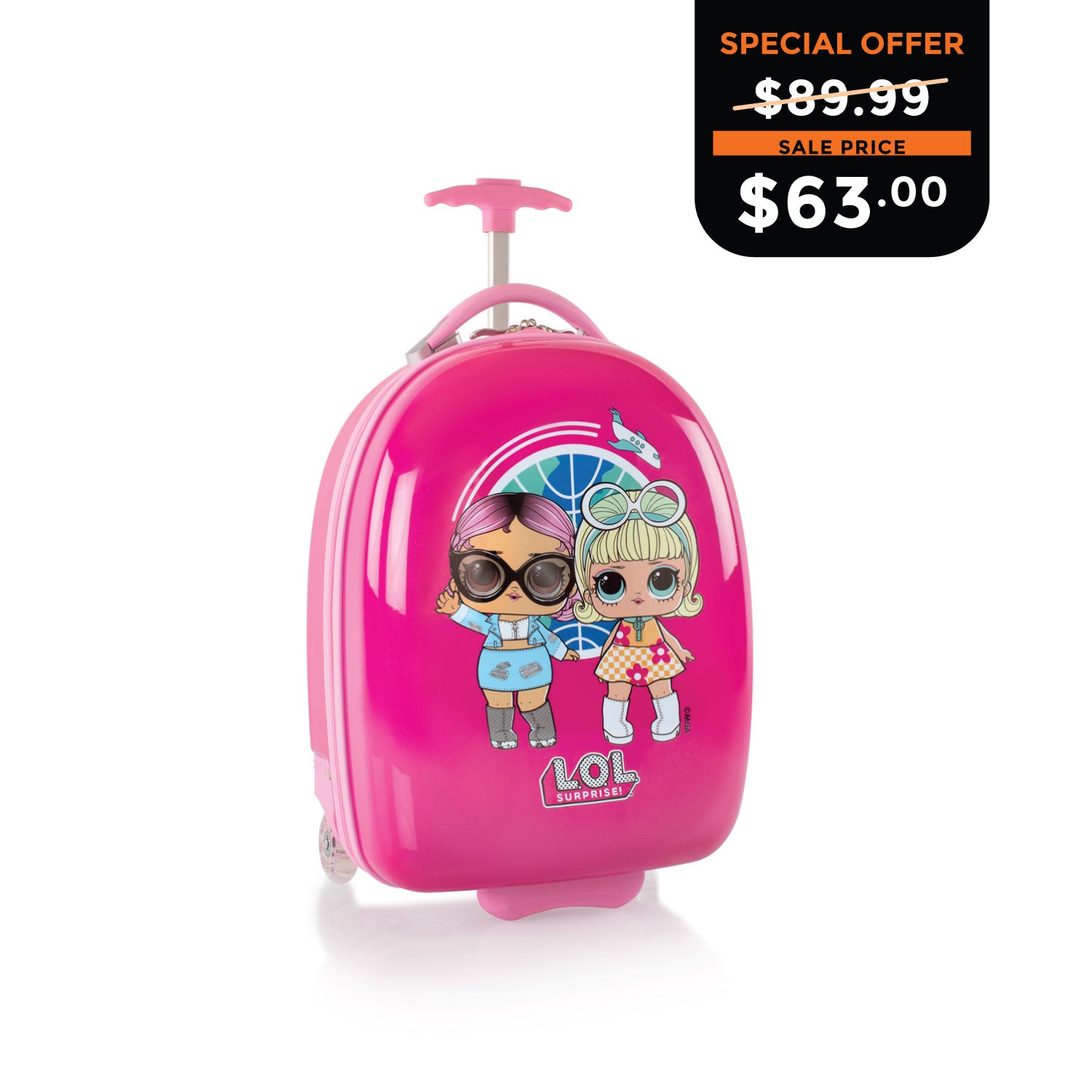 MGA Entertainment Kids Luggage - LOL Surprise (MG-HSRL-RS-LL07-22AR)