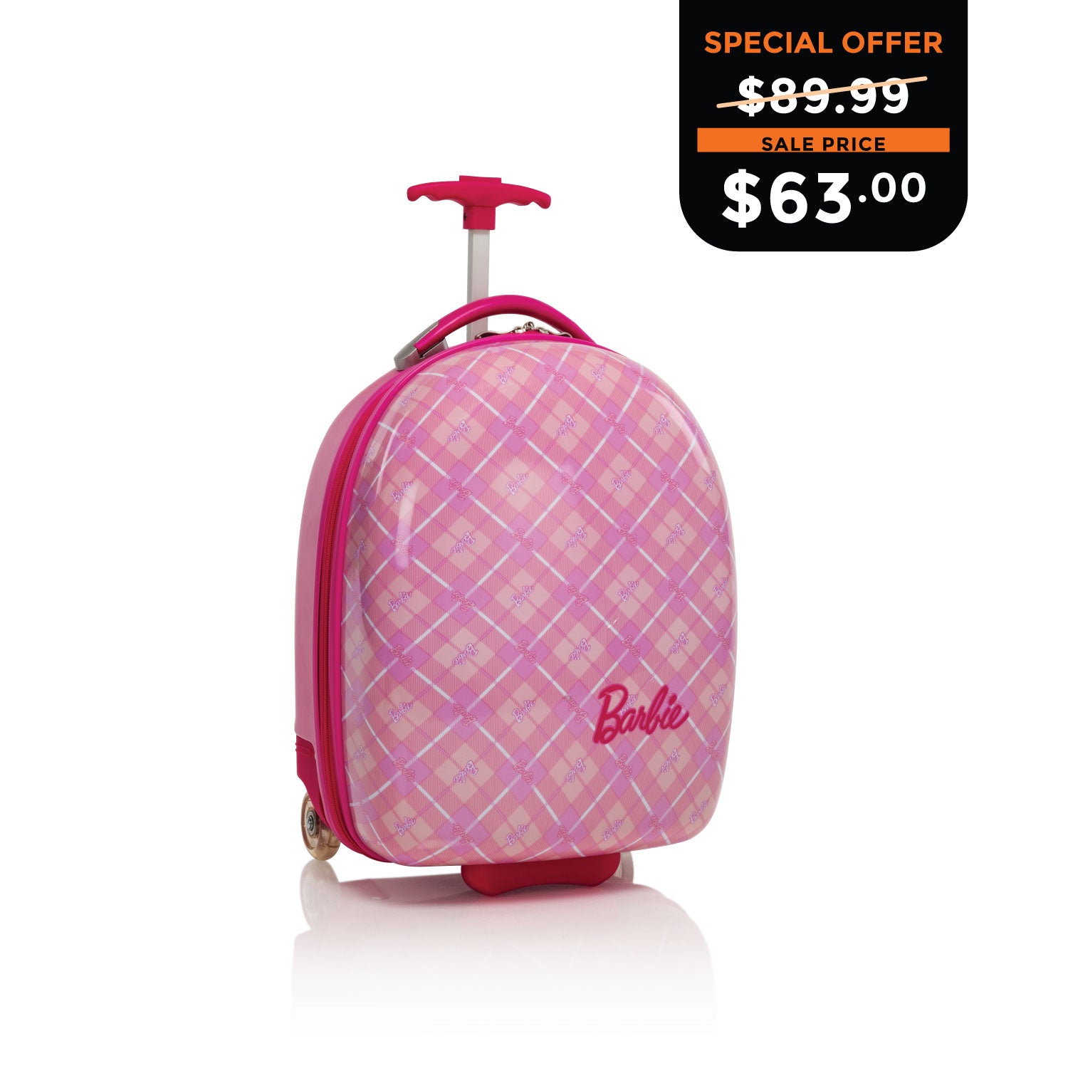 Mattel Kids Luggage - Barbie (MT-HSRL-RS-B01-24AR)