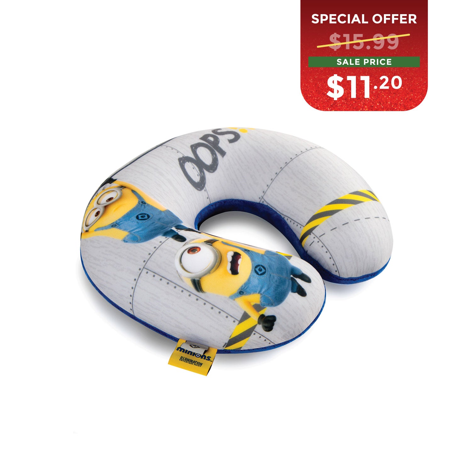 BLACK FRIDAY DOOR CRASHER 2025 - Universal Neck Pillow - Minions (US-TA-NP-M02-15FA)