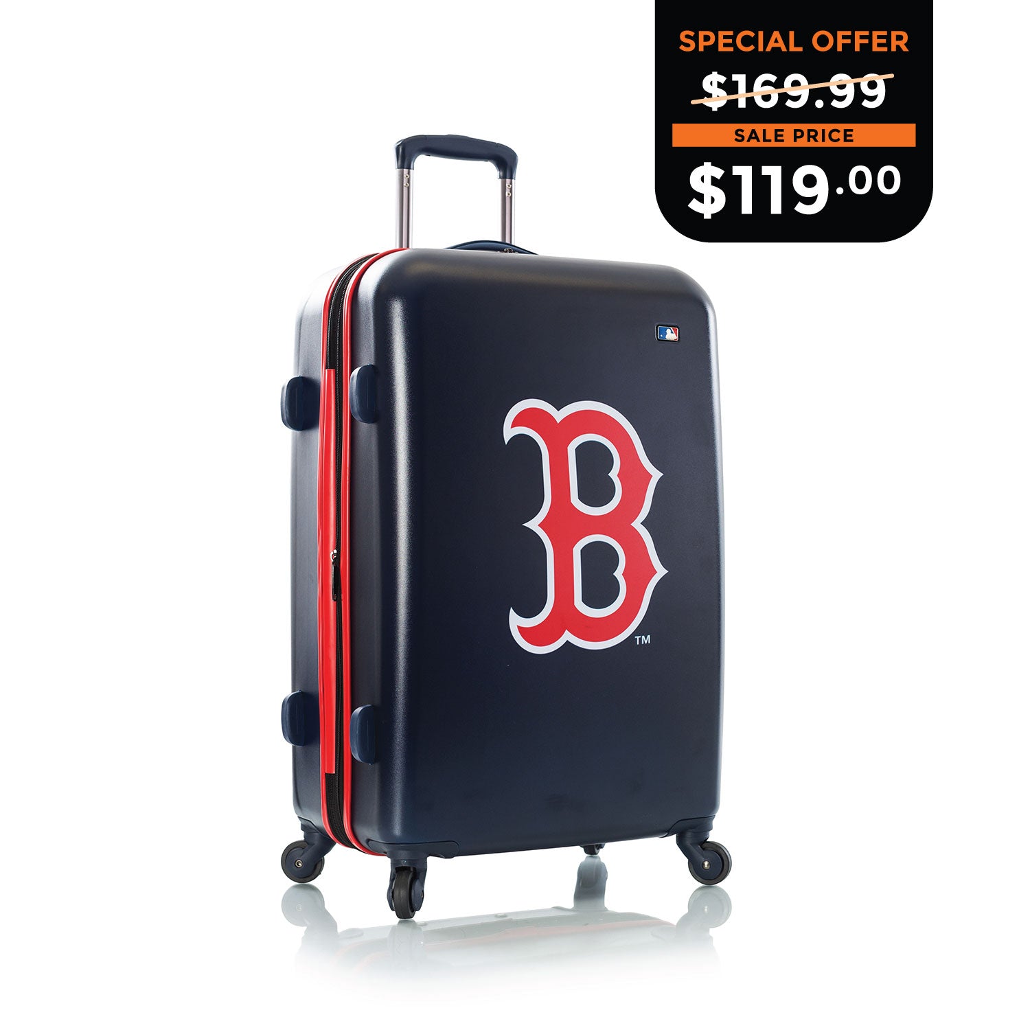 MLB 26 Inch Luggage - Boston Red Sox