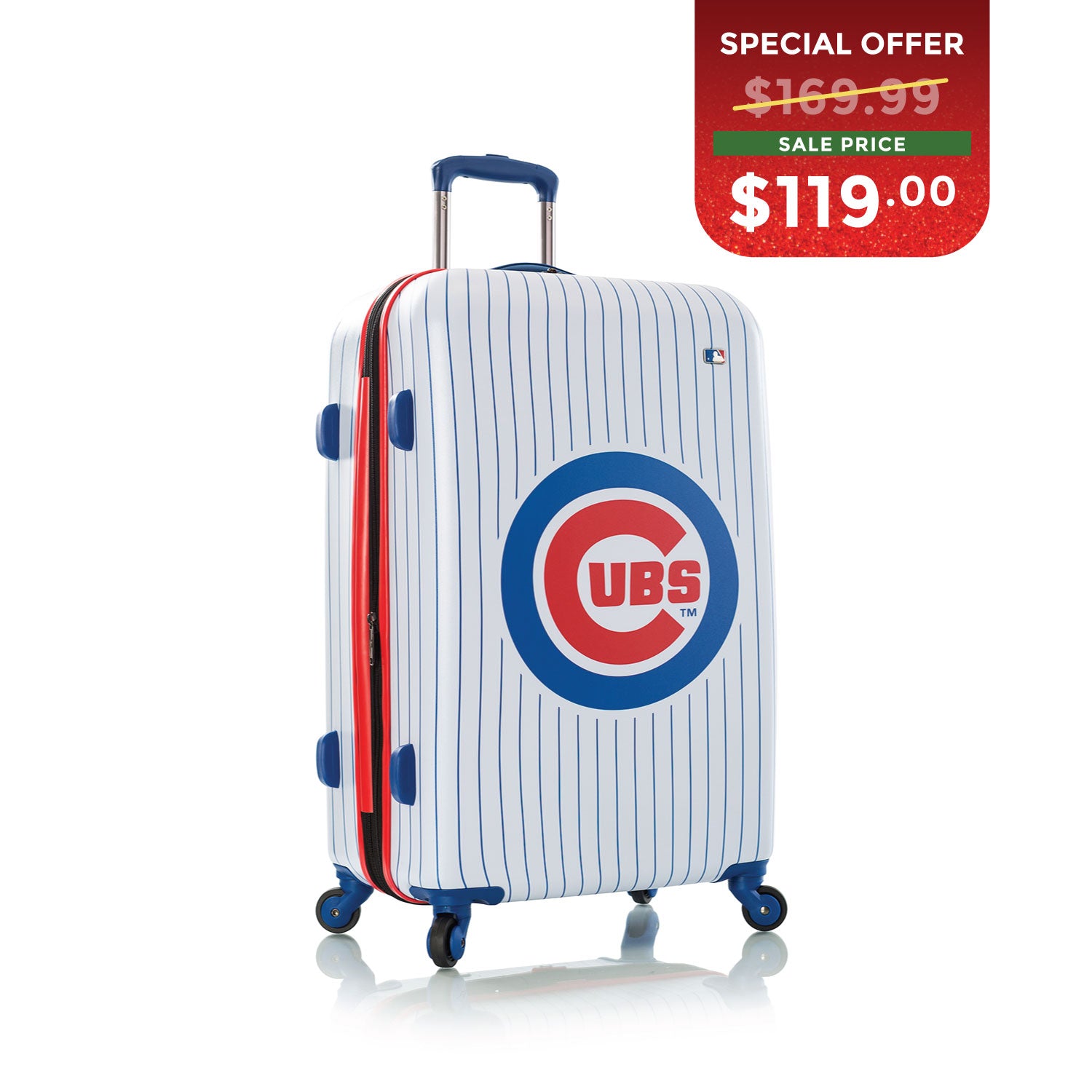 BLACK FRIDAY DOOR CRASHER 2025 - MLB 26 Inch Luggage - Chicago Cubs