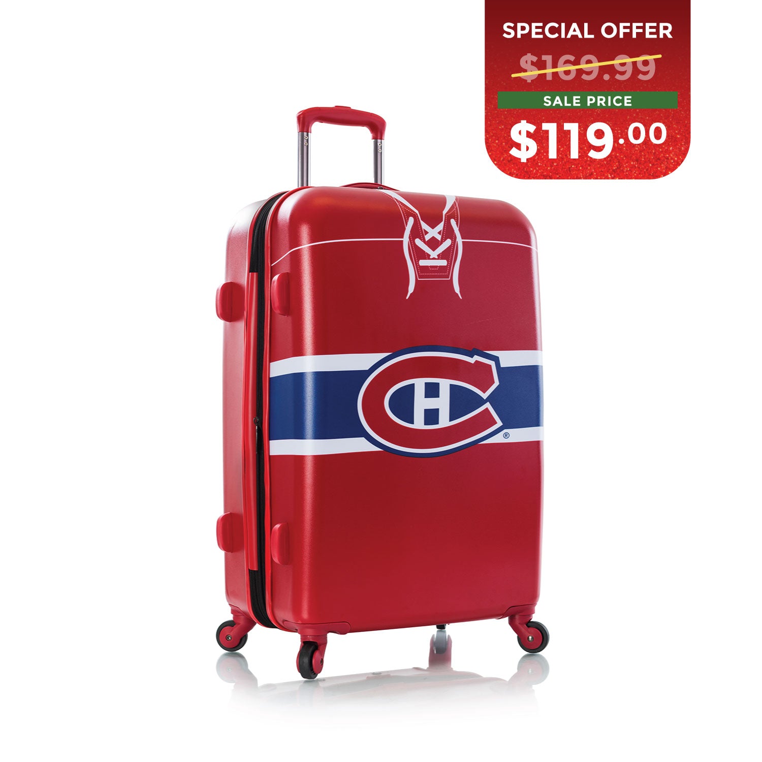 BLACK FRIDAY DOOR CRASHER 2025 - NHL 26 Inch Luggage - Montreal Canadiens