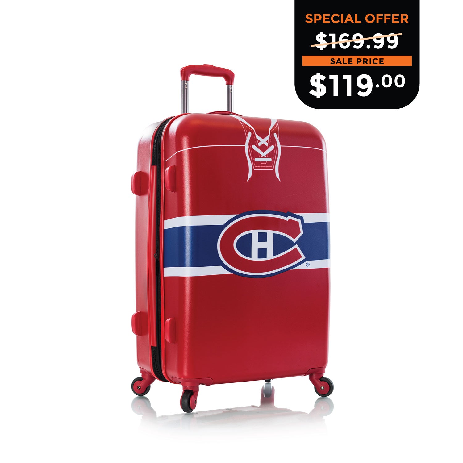 NHL 26 Inch Luggage - Montreal Canadiens