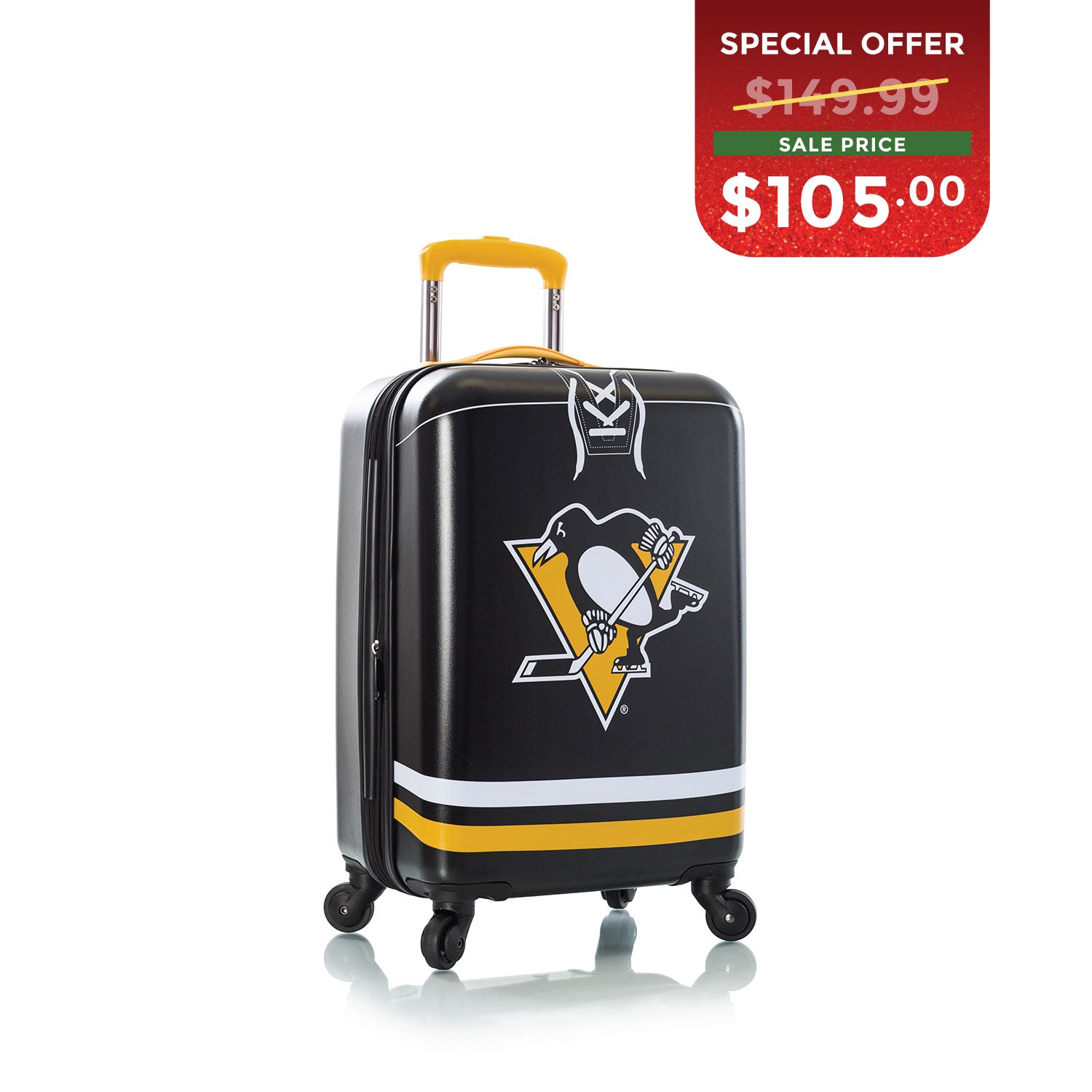 BLACK FRIDAY DOOR CRASHER 2025 - NHL 21 Inch Luggage - Pittsburg Penguins