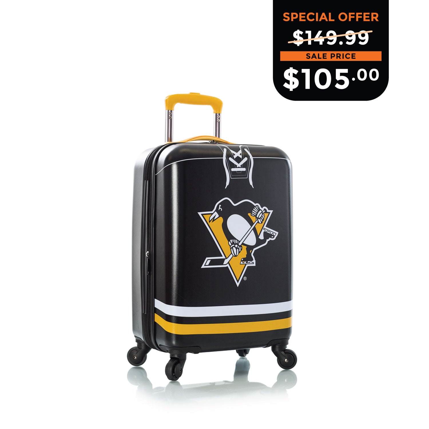 NHL  21" Luggage - Pittsburg Penguins