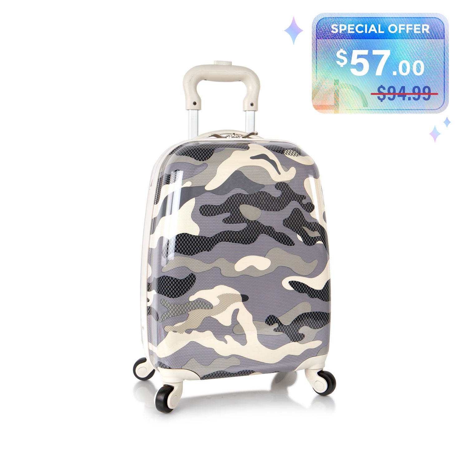 Fashion Spinner Luggage - Grey Camo (HEYS-HSRL-SP-07-21AR)