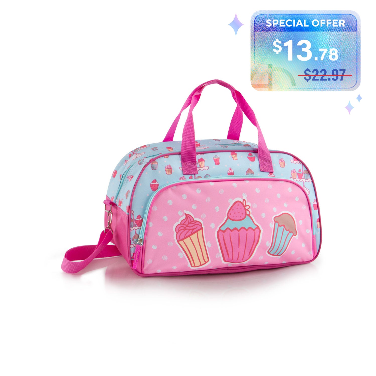 Kids Duffel Bag - Cupcake (HEYS-DFB-08-18AR)