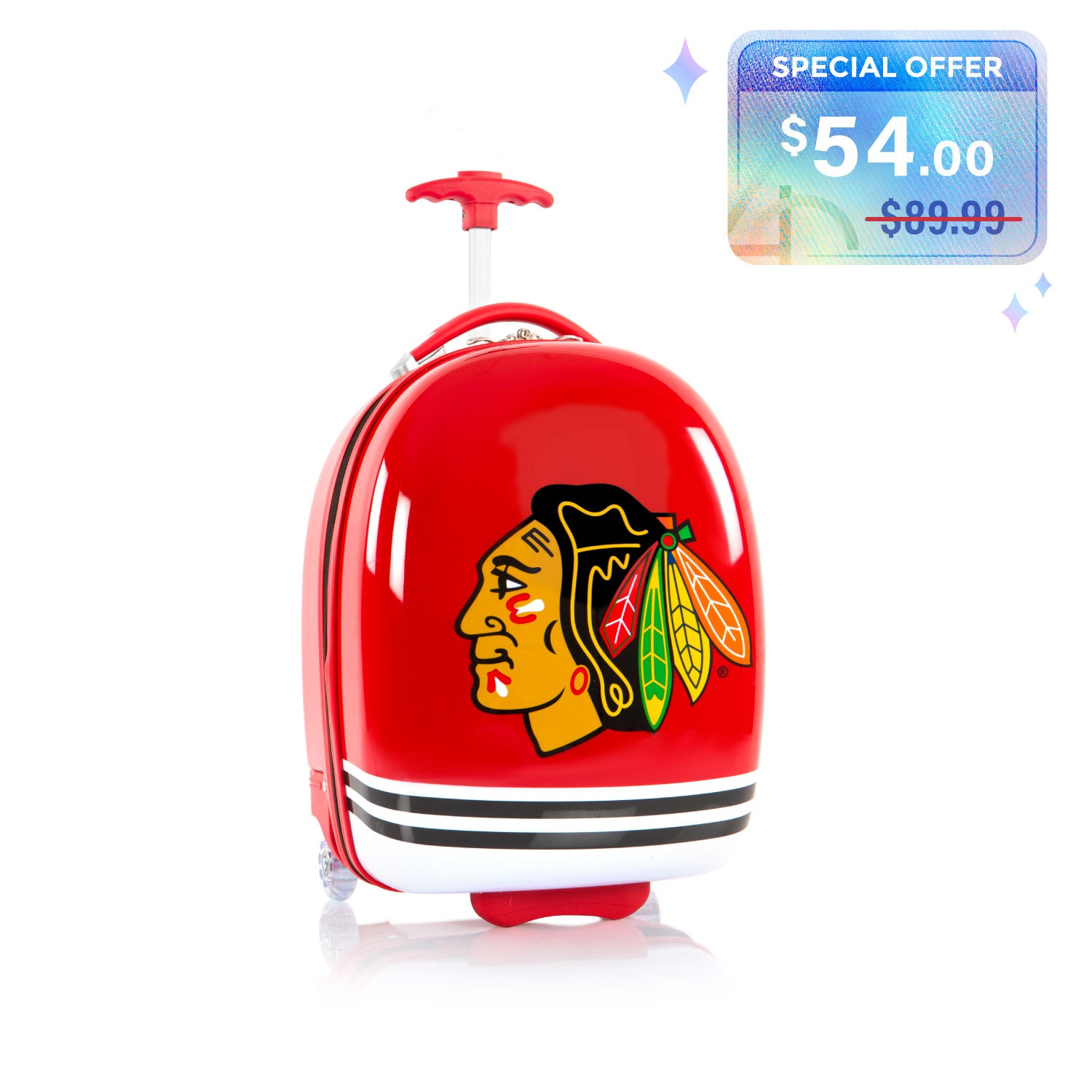 NHL Kids Luggage 18 Inch - Chicago Blackhawks