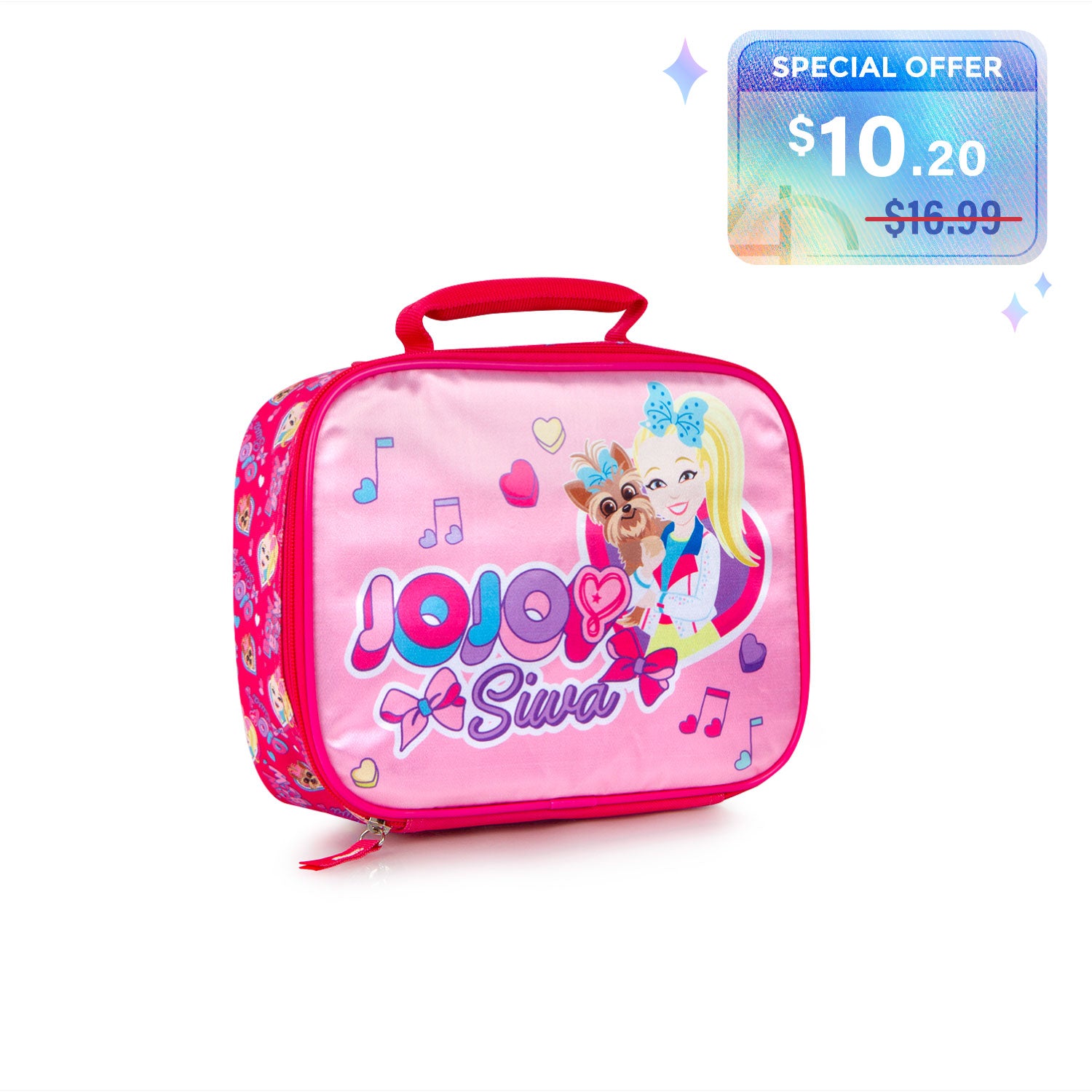 Nickelodeon Lunch Bag-Jo Jo Siwa (NL- SLB-JJ09-21BTS)