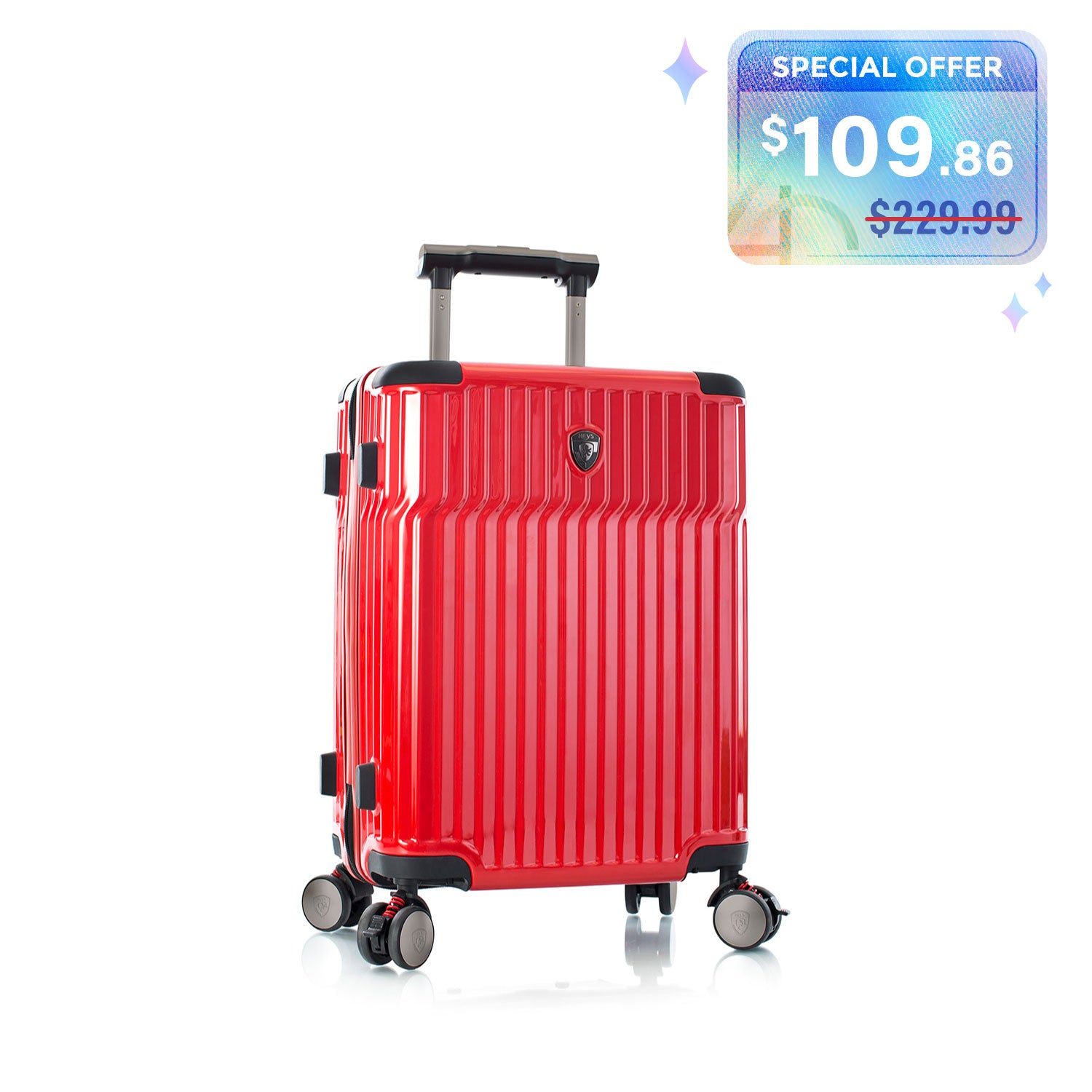 Tekno Red 21" Carry-On Luggage